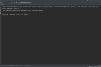 Random Password Generator