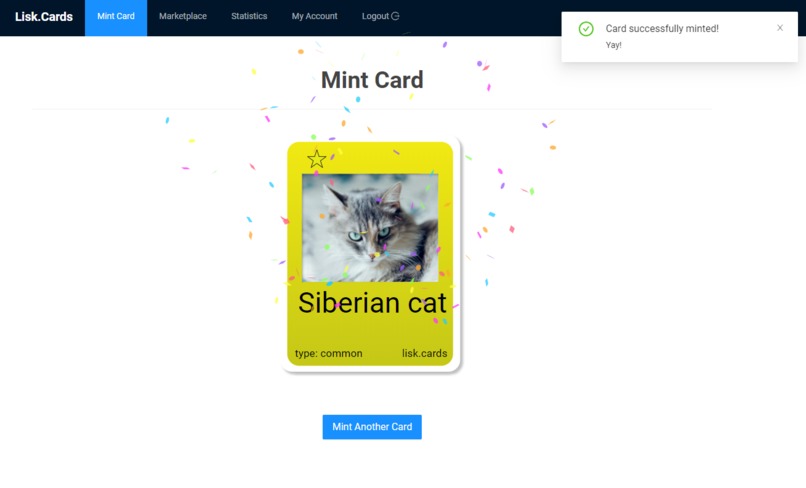 Lisk Cards – screenshot 1