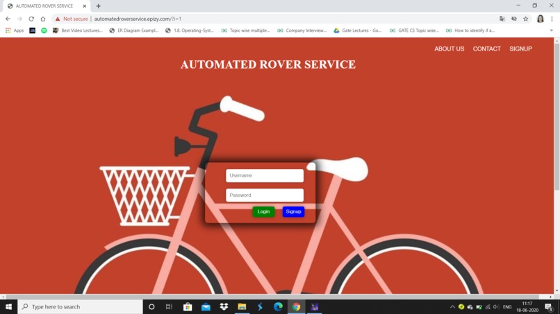 Automated Rover Service – screenshot 1