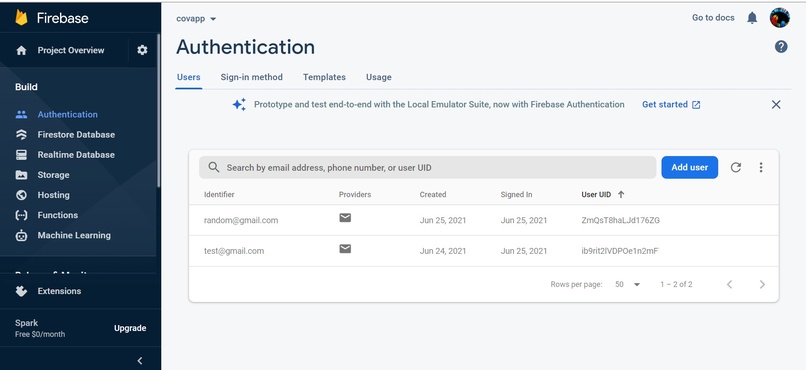 CovApp – screenshot 8