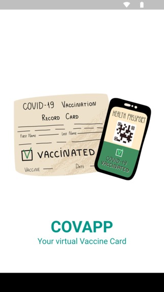 CovApp – screenshot 1