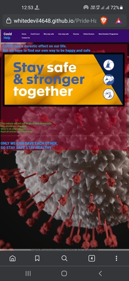 COVID.HELP Website – screenshot 2