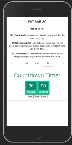 FAT-BAB-30 (Find A Trail - Borrow A Bike - 30min) – screenshot 1