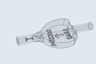 Oxygen flow meter