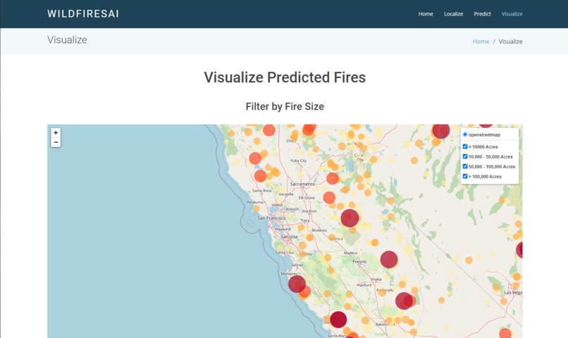 WildfiresAI – screenshot 4