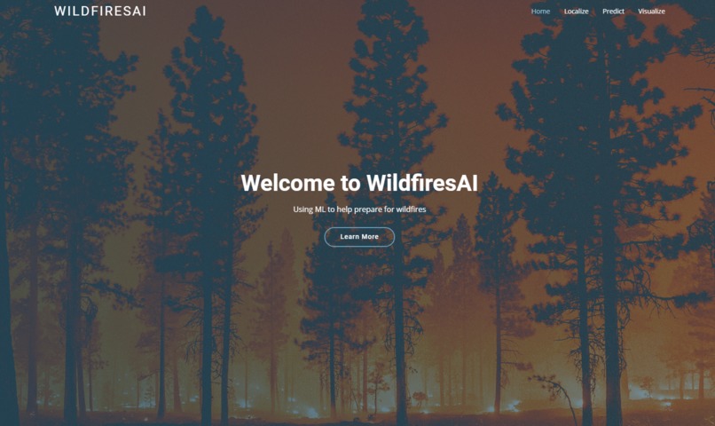 WildfiresAI – screenshot 1
