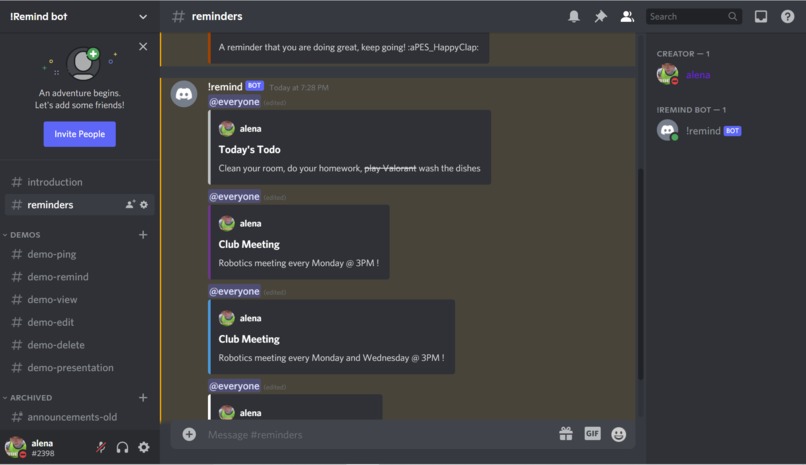 !Remind – screenshot 3