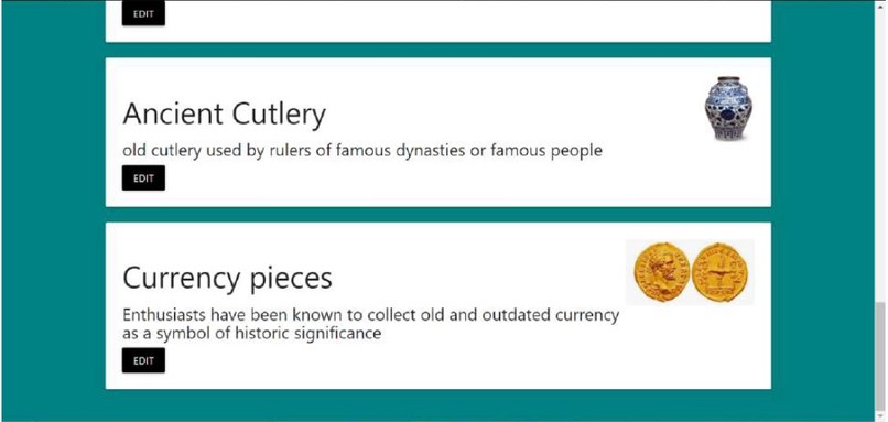 Online Antique Marketplace – screenshot 4