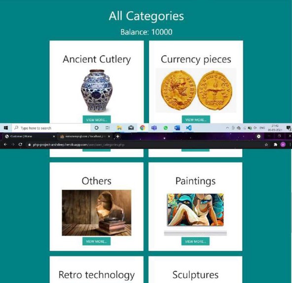 Online Antique Marketplace – screenshot 5