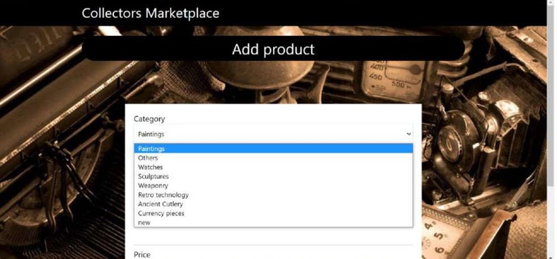 Online Antique Marketplace – screenshot 6
