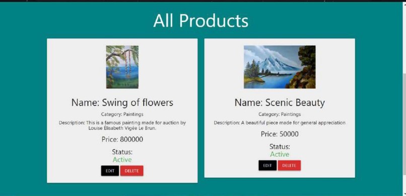 Online Antique Marketplace – screenshot 7