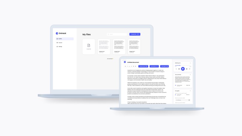 Ontrack – screenshot 2