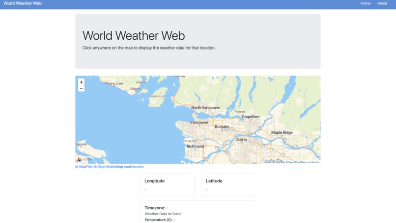 World Weather Web – screenshot 1
