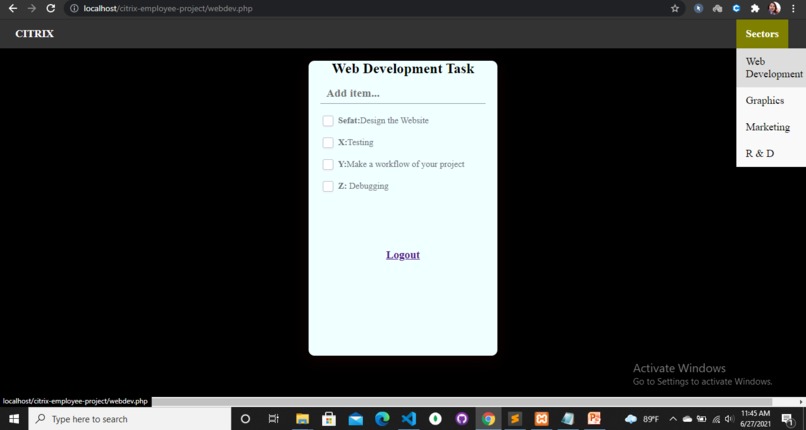 Employee ToDoList – screenshot 4
