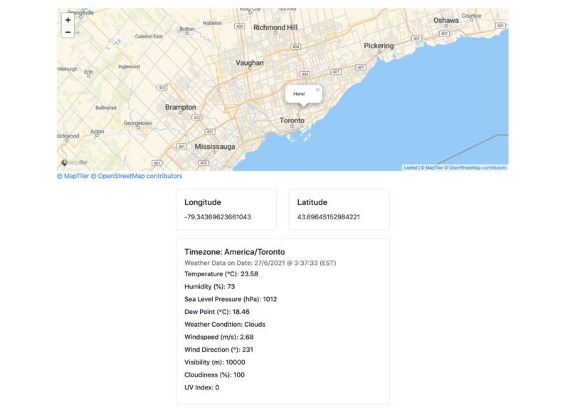 World Weather Web – screenshot 2