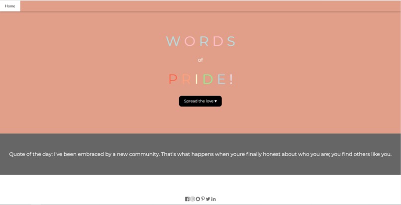 Words of Pride – screenshot 1