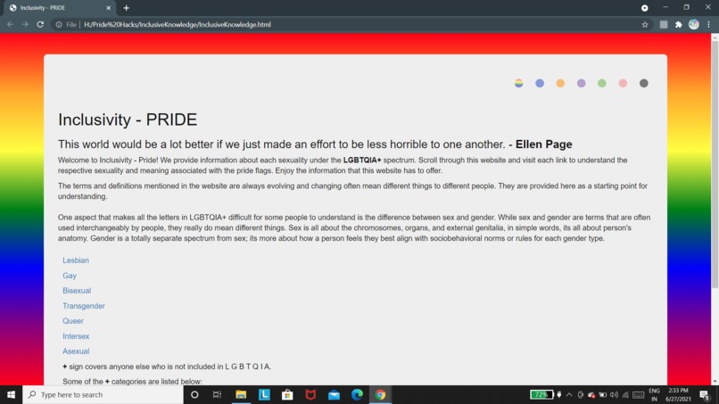 Inclusivity - PRIDE – screenshot 5