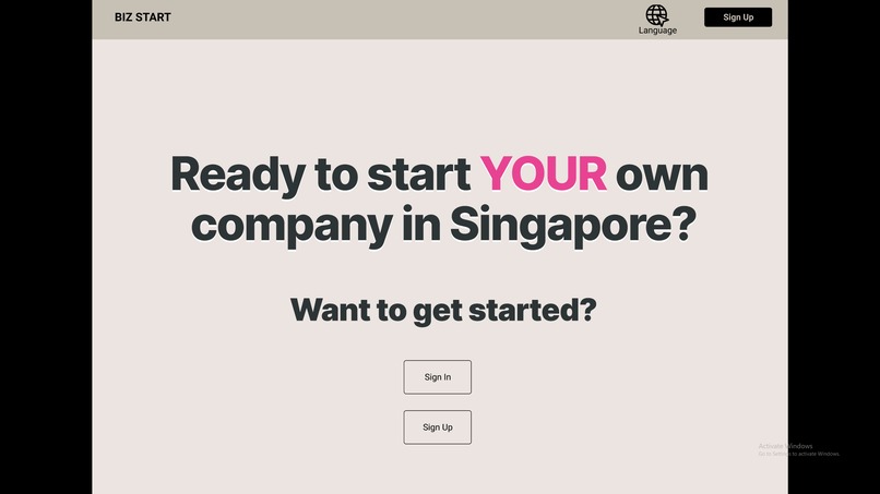 Biz Start – screenshot 1