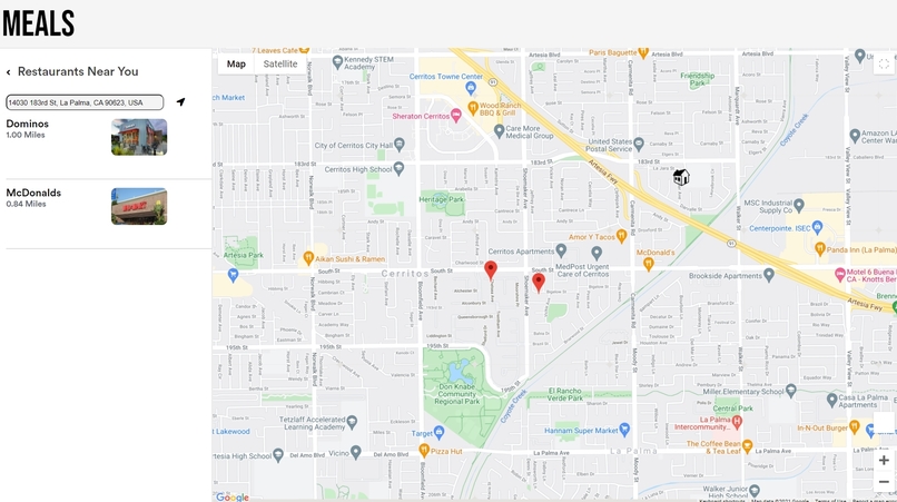 Meals – screenshot 2