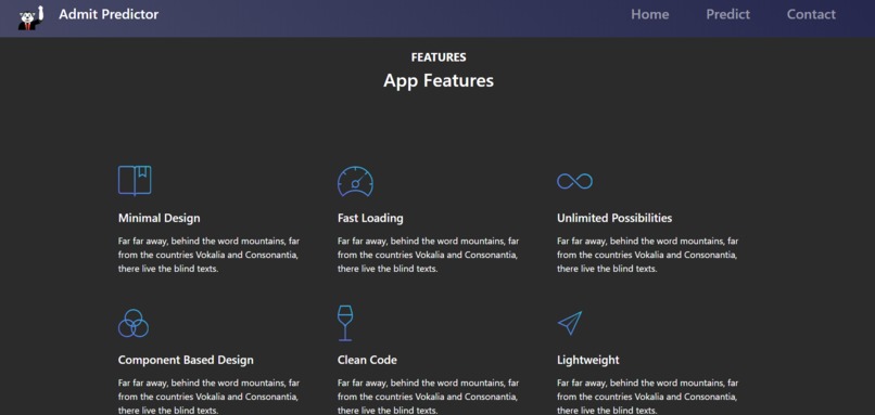 Admit Predictor – screenshot 4