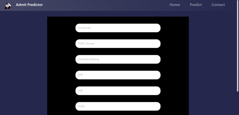 Admit Predictor – screenshot 5