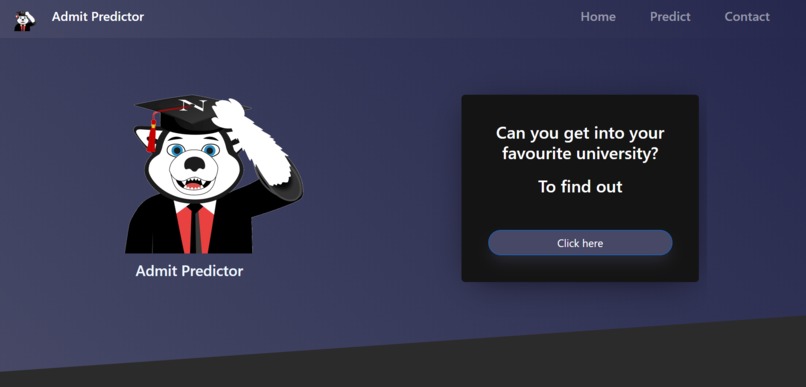 Admit Predictor – screenshot 7