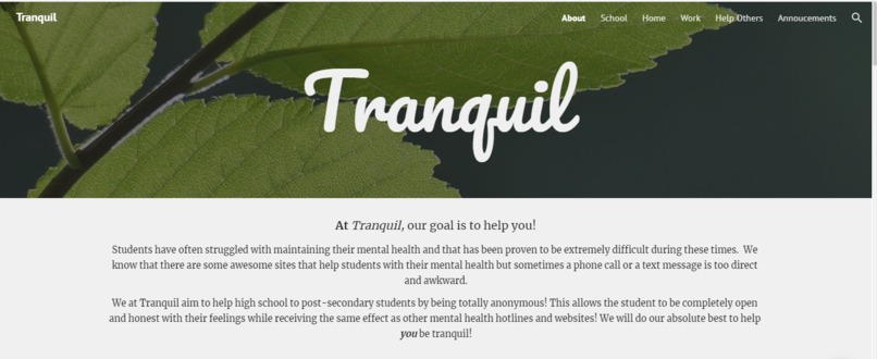 Tranquil Project – screenshot 1