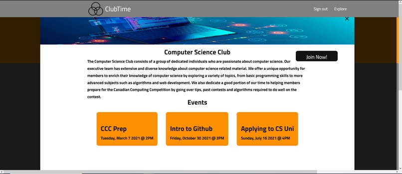 ClubTime – screenshot 5