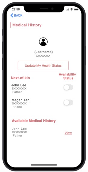 SGxConnect – screenshot 2