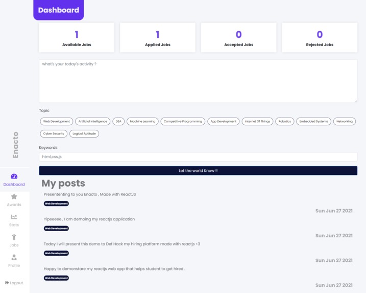 Enacto – screenshot 1