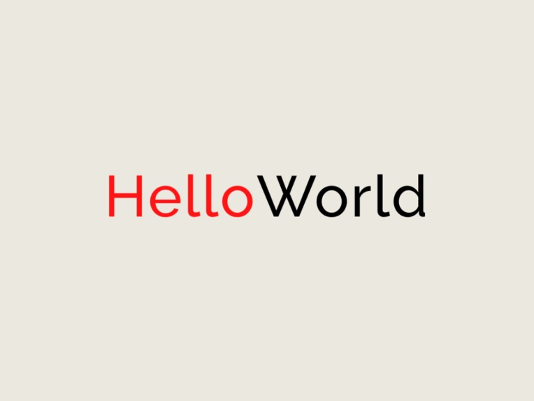 Hello World – screenshot 1