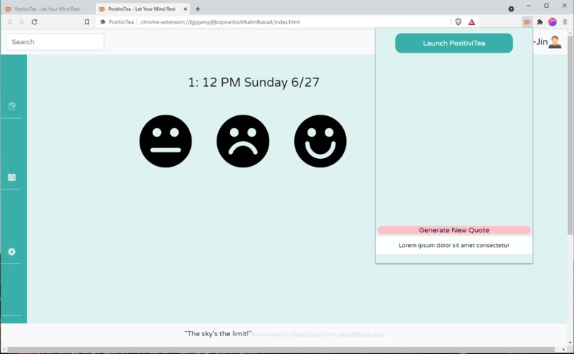 PositiviTea – screenshot 2
