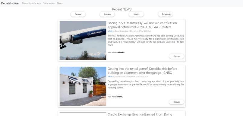 DebateHouse – screenshot 3