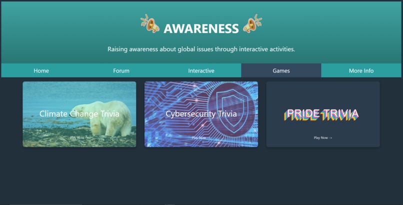 Awareness Site – screenshot 2
