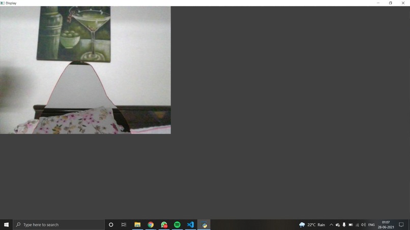 Make an Invisibility Cloak using Computer Vision – screenshot 2