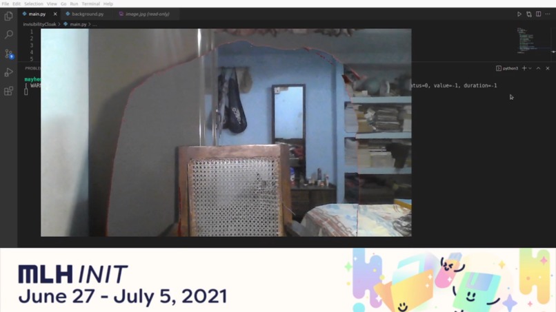 Invisibility Cloak – screenshot 1