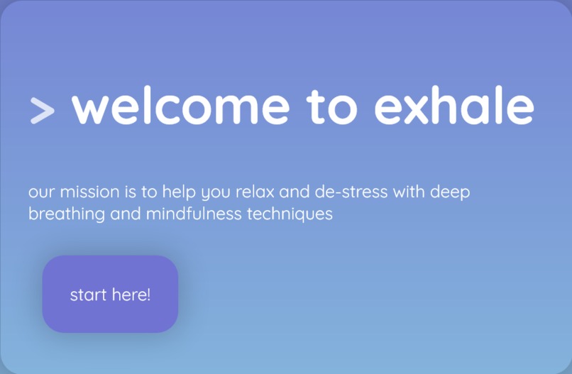 exhale – screenshot 1