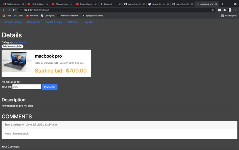 EBAY – screenshot 1