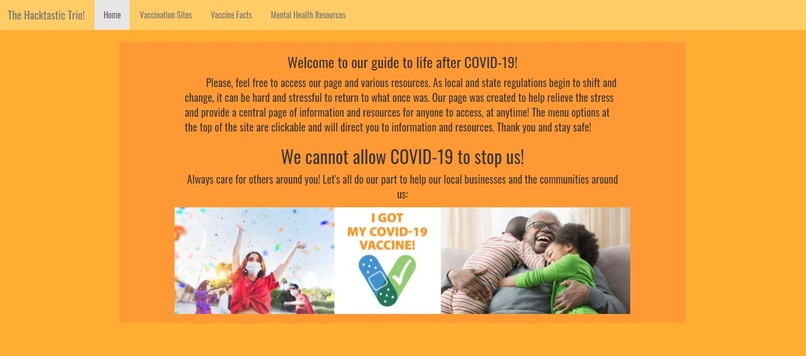 COVID-Relief-Website – screenshot 1