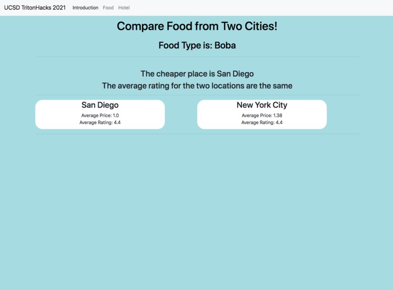 Location Comparison – screenshot 2