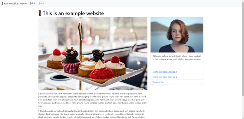 Starter Kit With Bootstrap – screenshot 1