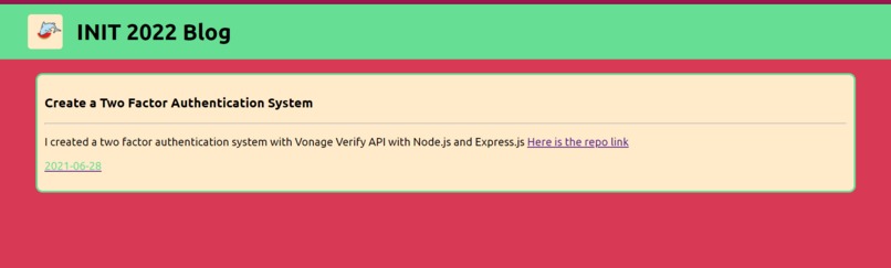 Init2022 BLog Replit – screenshot 1