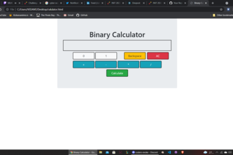 Binary Calulator