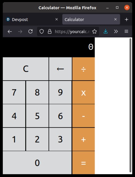 Calculator – screenshot 1
