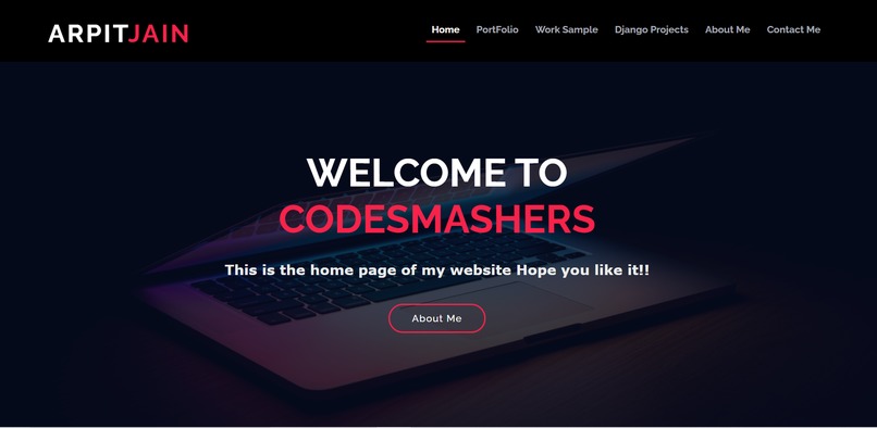 My Portfolio Website – screenshot 1