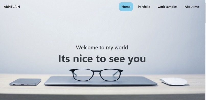 Portfolio Template – screenshot 1