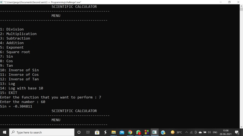 Scientific Calculator – screenshot 1