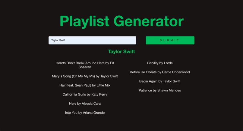 Playlist Builder! – screenshot 1