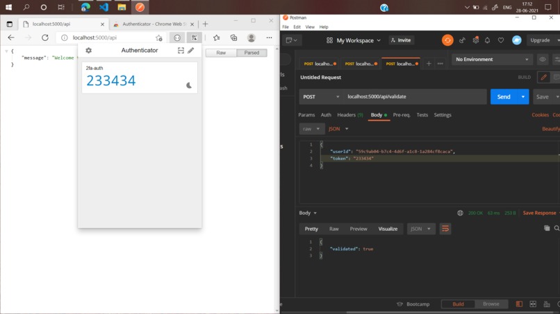 2-fa-auth – screenshot 3