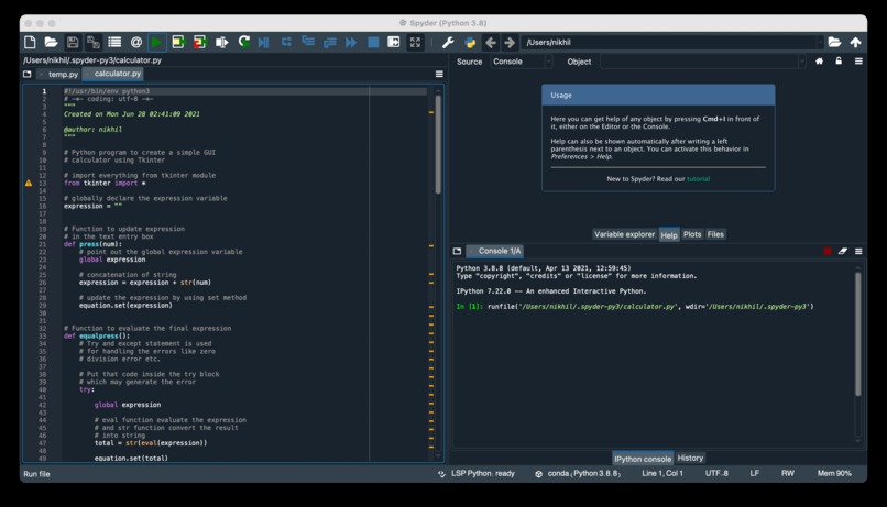 Build a calculator – screenshot 1